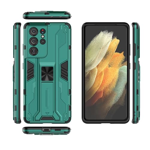 Coque compatible Samsung S21 Ultra avec béquille intégrée fine - 5