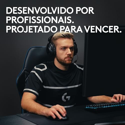 Mouse Gamer Sem Fio Logitech G PRO 2 LIGHTSPEED para Destros ou Canhotos, 4 Botões Programáveis e Removíveis, Sensor Hero 2 44K DPI, Carregamento USB-C, PC/Mac - Preto - Imagem 2