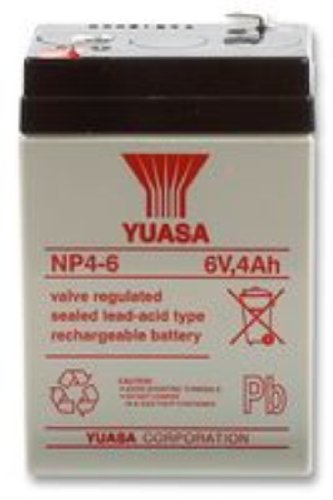 Price comparison product image NP4-6 Yuasa 4Ah 6v Lead acid battery