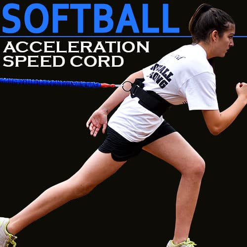 Kinetic Bands Myosource Powerhouse Hitter Softball/Baseball Acceleration Speed Cord Batting Trainer Kit (2 Bungee Cords, Belt, Leg Strap, 2 Anchor Straps) (Small-Belt (31 Inch Waist Or Less)) #TOP5