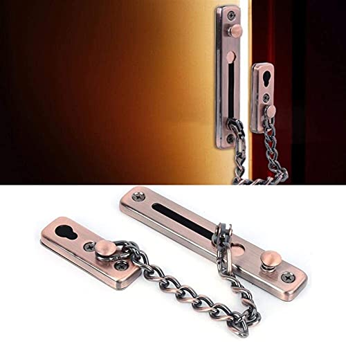 Cerradura de cadena metálica con hebilla de seguridad de acero inoxidable para puertas 7