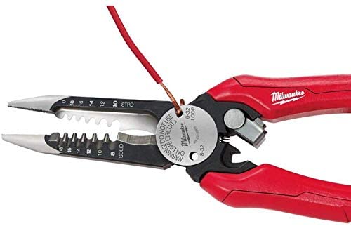 Milwaukee Electric Tool 48-22-3079 6-In-1 Combination Wire Pliers, 2.03 " X 7.75 " X 0.67" #TOP4