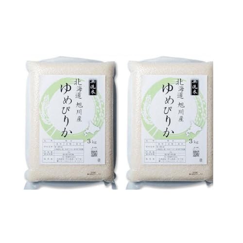 [2026年1月お届け]令和7年産 特Aランク 無洗米 旭川産ゆめぴりか6kg(3kg×2)フレッシュ真空パック ●
