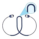 KORGALEY Cuerda de sílice Anti-perdida Correa de cuello Cordón de auriculares inalámbrico Cuerda Accesorios para auriculares Compatible con WF-1000XM3- Azul