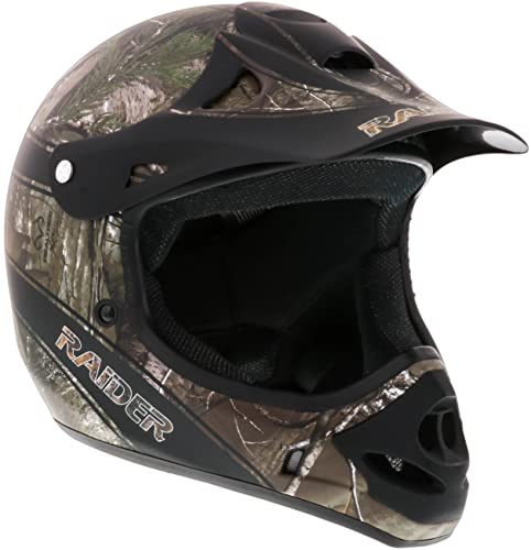 Raider Ambush Realtree Unisex-Adult MX Off-Road Helmet (Xtra Camo, Large)