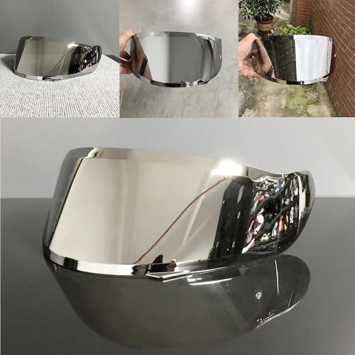 MT V-16 ATOM SV Origin フリップアップヘルメット用バイクヘルメットバイザー UVカットバイザー(Silver)