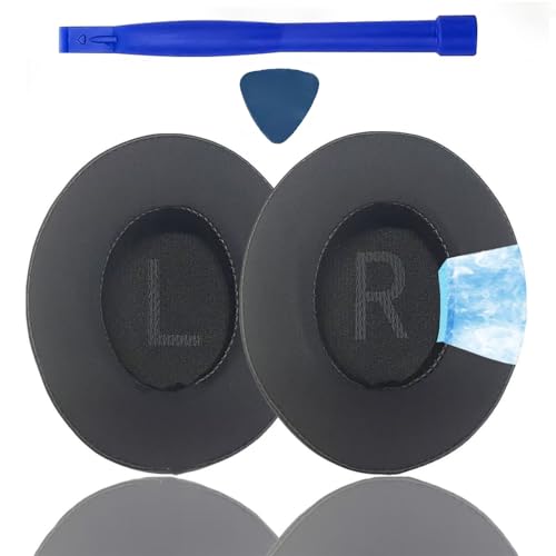 Repuestos de almohadillas para auriculares Anker Soundcore Space Q45, cubierta de cojín cómoda y durable (Gel Negro) miniatura 1