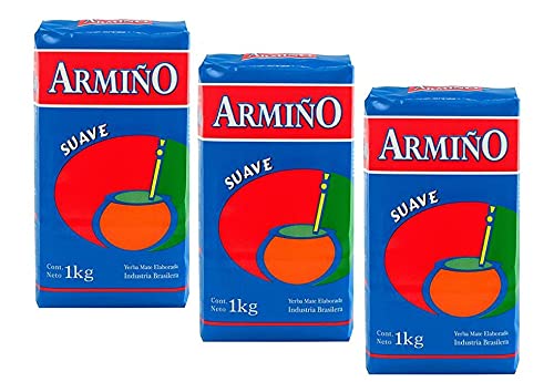 ARMIÑO Yerba Mate Suave (Light) PACK OF 3
