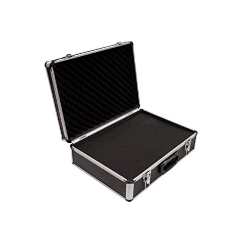 PeakTech P 7310 7310 — Universal case for measuring devices, robust carrying case, tool storage, cube foam plates, foam padding, lockable, dust cover, XL - 460 x 330 x 150 mm Cover