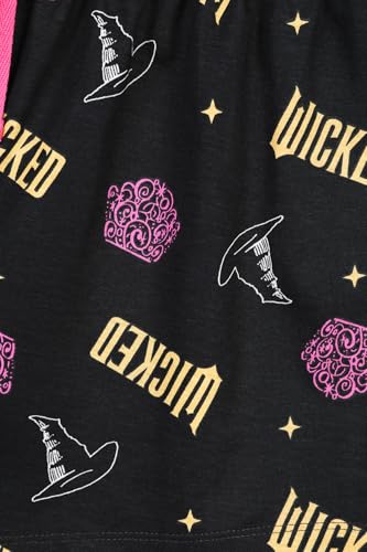 Wicked Girls Short Pyjama Set Kids PJ's (9-10 Years) Black - Image 6