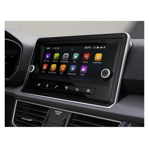 Verre trempé BYD Atto 3 anti-traces pour système d'infodivertissement et GPS