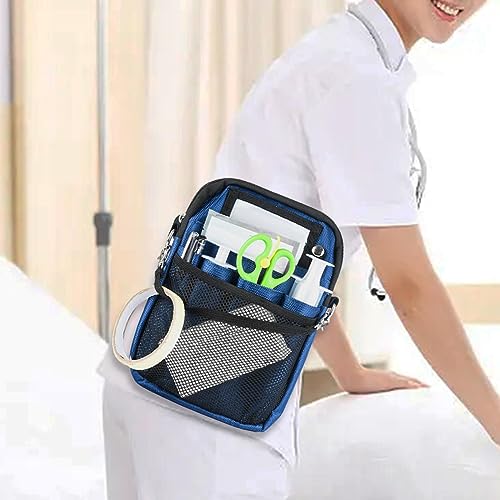 shamjina Nurse Fanny Pack Nurse Pouch portátil com suporte de fita 12 bolsos de acessórios profissio