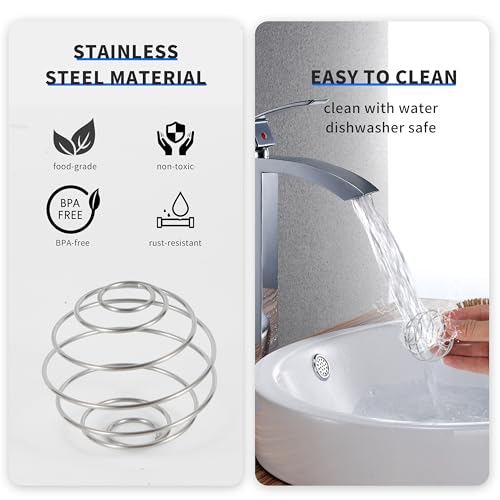 image for BooMetCheer 4 Pcs 2.1-Inch Large Size Shaker Balls for Protein Shakes,