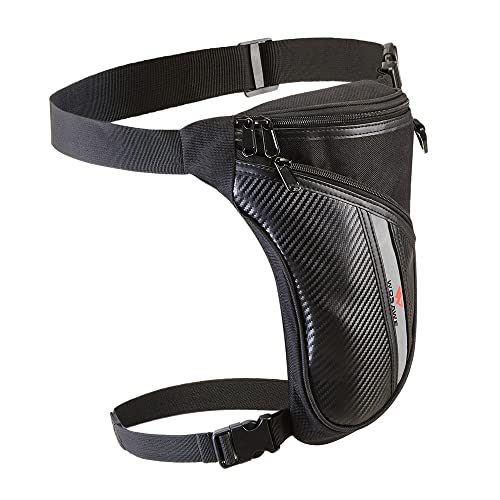 Marsupio da Moto Borsa da Gamba per Moto Vita Drop Thigh Hip Bum Bum Belt Fanny Pack Rider Outdoor Moto Tasca in Vita Marsupi Sportivi