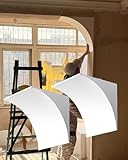UZAMIRLEX Kit Fai da Te per Arco di Porta, Kit for Porta ad Arco in Schiuma, Cornice Interna a semicerchio con Modanatura Arrotondata, Confezione da 2 Misure Multiple(12x18x18cm/4.7x7.1x7.1)