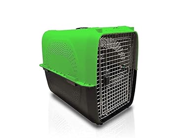 Dog Trust Dog Plastic Flight Crate Iata Approved Pet Carrier, Traveler Multicolor (18 INCH)
