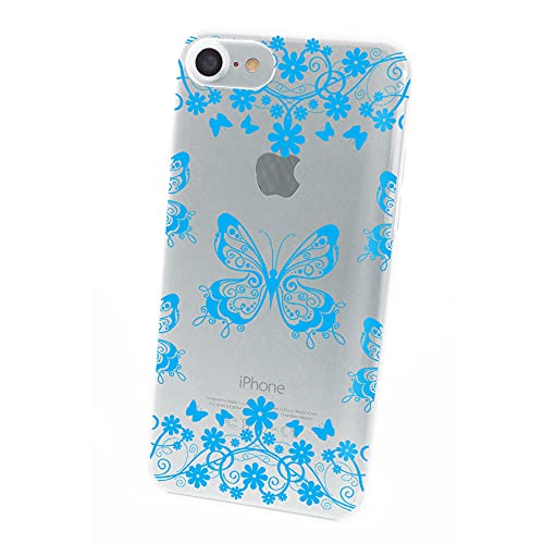 Galaxy S22 �X�}�z�P�[�X �J�o�[ �|���J�[�{�l�[�g�� ���� �N���A �f�U�C�� ���X �V���G�b�g Butterfly [�f�U�C��D/�u���[] �F TK-841D �M�����N�V�[S22