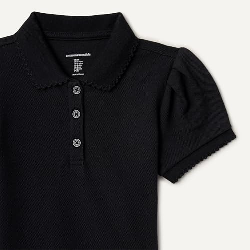 Image of Amazon Essentials Girls and Toddlers' Uniform Pique Polo Shirt