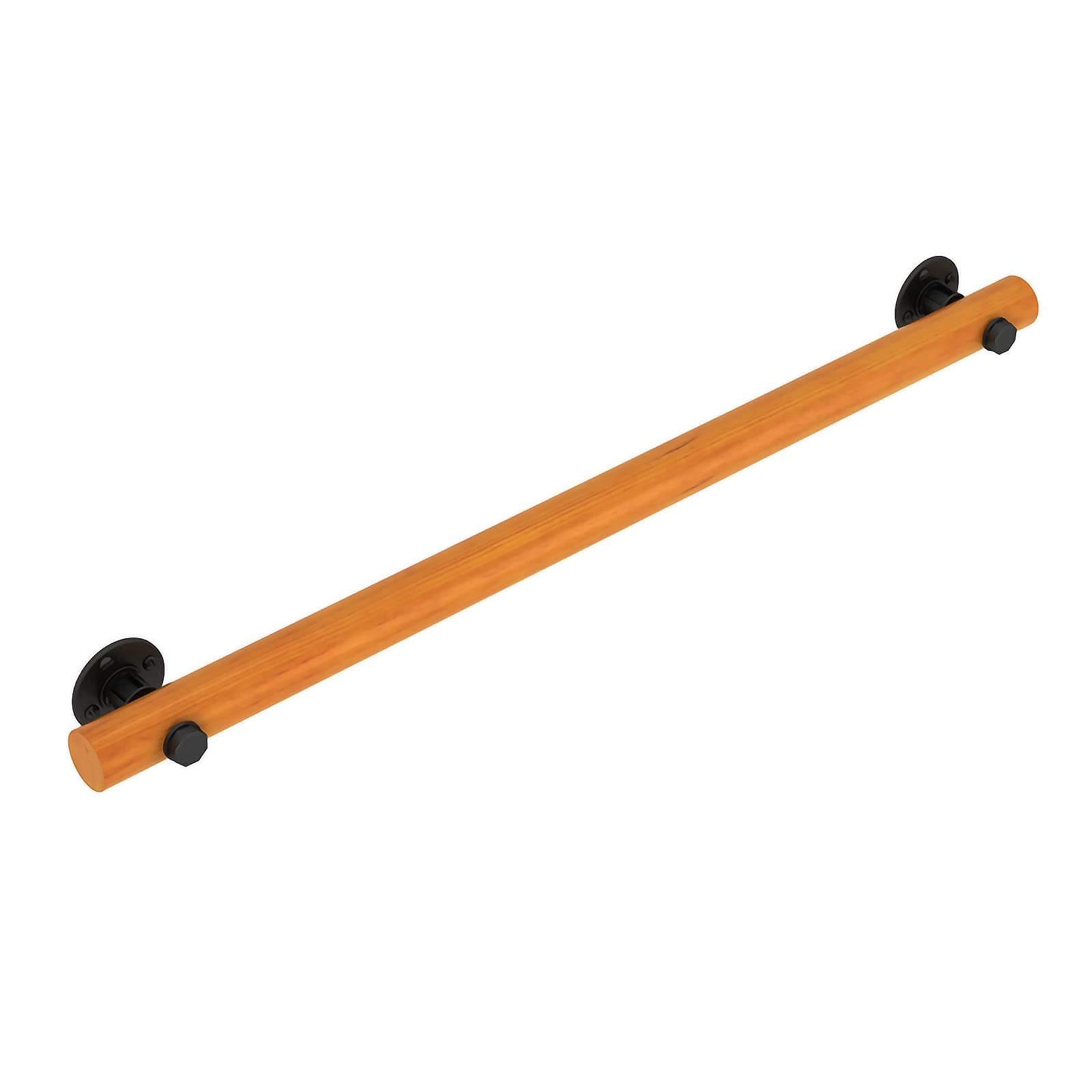 Main courante antidérapante en bois de sécurité MObyat avec kit complet de fixation