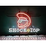Prouten 24inx20in Shock Tops Neon Sign Light Man Cave Bar Pub Beer Gift Neon Lamp