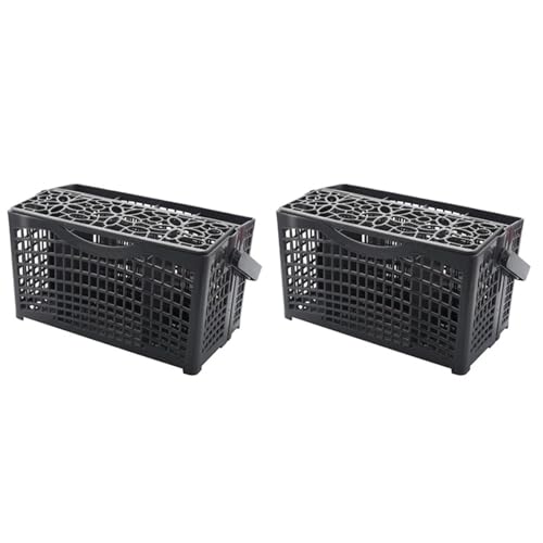 Cesta universal for lavavajillas, 2 piezas, compatible con la mayoría de los lavavajillas estándar, accesorio de repuesto