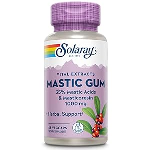 SOLARAY Mastic Gum Extract 500 mg 45 Count