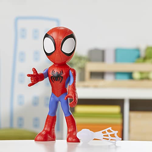 Spidey And His Amazing Friends Hasbro Marvel Supersized Spidey 9-Inch Action Figure, Preschool Super Hero Toy For Kids Ages 3 And Up #TOP2