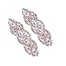 HEALLILY 2 Piezas Apliques Diamantes Imitación para Vestido de Novia para Bricolaje...