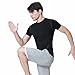 TopTie Men's Compression Short Sleeve T-Shirt, Workout Sports Top, Athletic Base Layer Shirt-Maroon-M