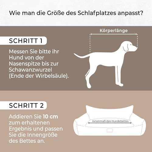 Bjird Hundebett - Hundekorb für kleine mittelgroße & große Hunde - Hundekissen - Hundesofa - EInfach zu reinigen - Joker Gesteppt - Größe: S: 64 x 49 cm - Gelb Fancy