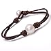 Aobei Pearl Single Freshwater Cultured Pearl Leather Bracelet Handmade Pearls Jewelry for Women 7