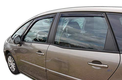 Déflecteurs de vent Citroen C4 Picasso 4 pièces teintés Heko berline - 4
