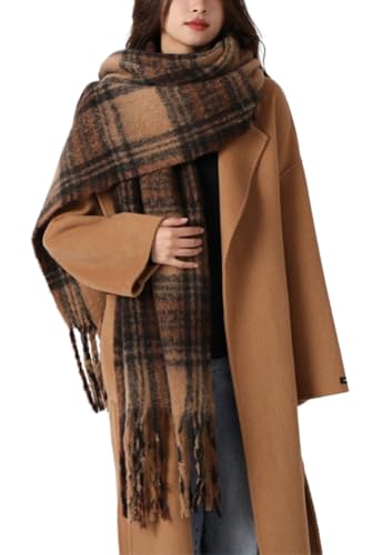 Winter Scarf Women Cold Weather Large Winter Scarves Warm Thick Fashion Cashmere Scarf Cotton Blanket Scarves Wraps