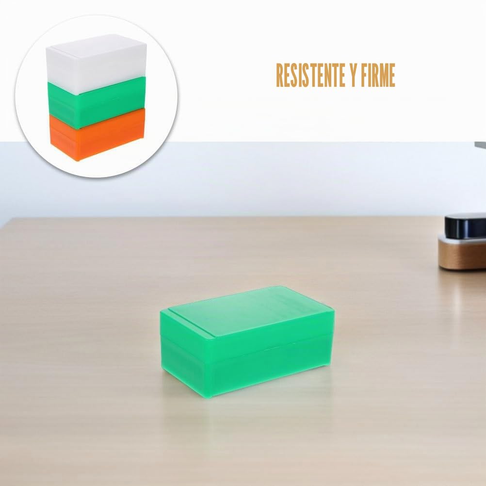 Luxshiny Caja De 6 Piezas Transparente Para Laboratorio Y Escuela Organizador Compacto Para Almacenamiento Y Protección De Diapositivas De Plástico
