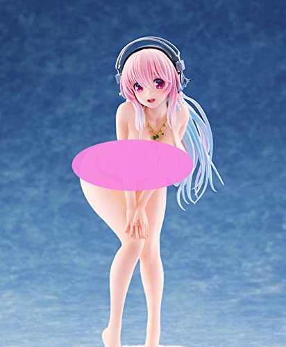 SHATKA Ecchi Anime Figure 1/7 Super Sonico Bikini Style 21cm/8.27in Exposed Busty Hot Girl Statue Personnages de Dessins Animés Boxed Toy Model Toy Comic Character Collection