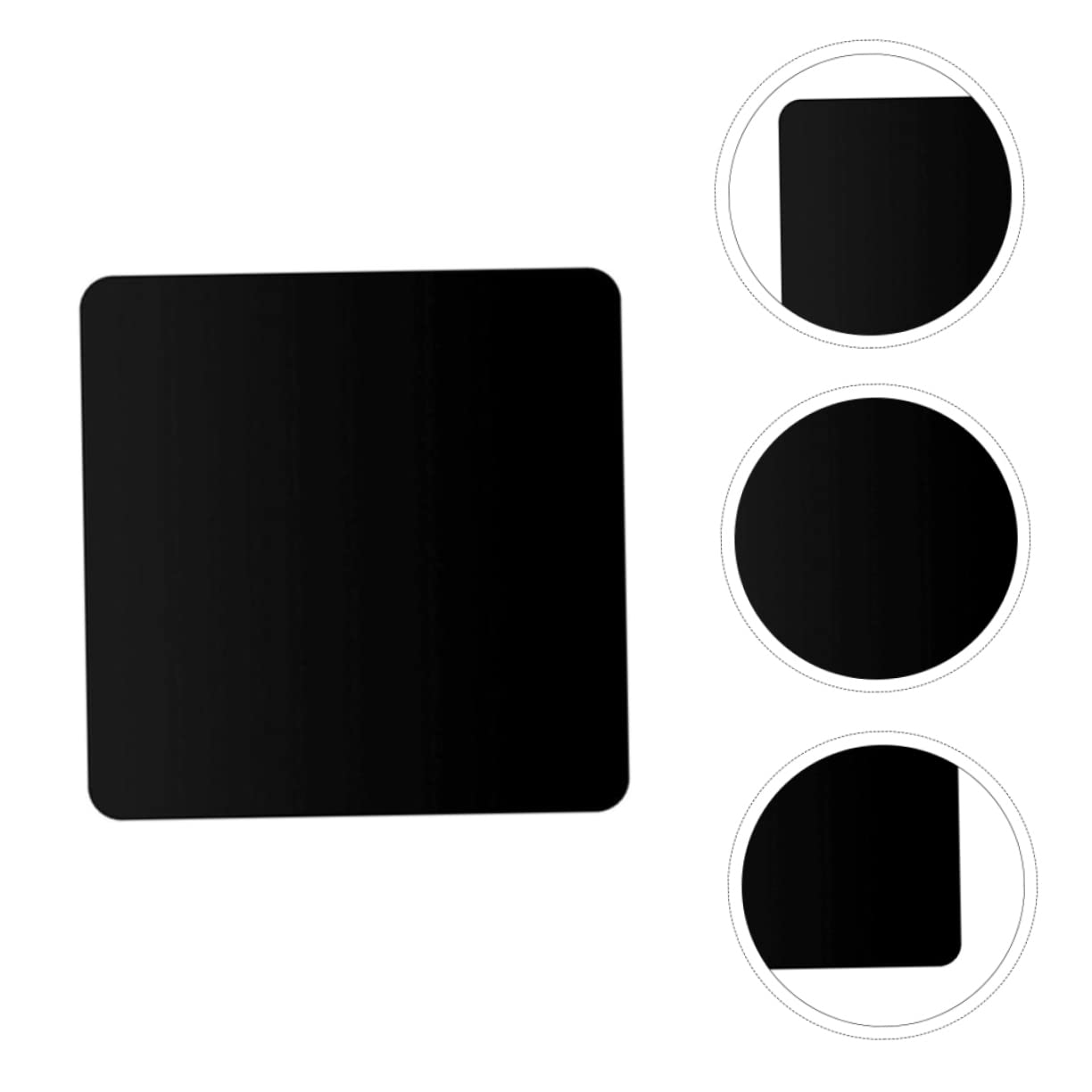 SHINEOFI Acryl Spiegelplatte 30x30cm - Reflektierende Fototafel Für Produktfotos