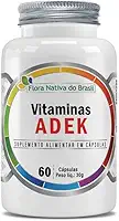 Vitaminas ADEK 60 Cápsulas Flora Nativa do Brasil