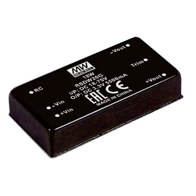 Isolated DC/DC Converters 20W 43-160Vin 5V 4000mA 2x1 DIP Iso