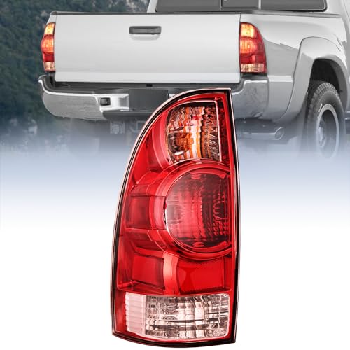 Image of Nilight Taillight Assembly Compatible with Toyota Tacoma 2005 2006 2007 2008 2009 2010 2011 2012 2013 2014 2015 Rear Tail Light Lamp Replacement OE Style Driver Side