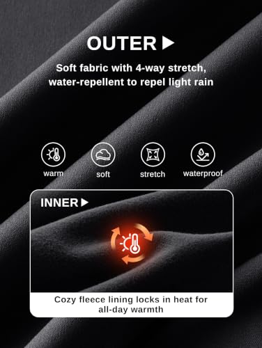 G Gradual Women's Fleece-Lined Golf Pants, 27.5 /29 - 19.79 w/ Code + 40% Off Code A0S0SVG8 - image 6