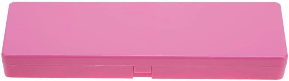 Nail Art Palette, 24 Grid Plastic Nail Art Paint Color Mixing Palette Plate Watercolor Pigment Color Mixing Case Manicure Drawing Tray(Rose Red)