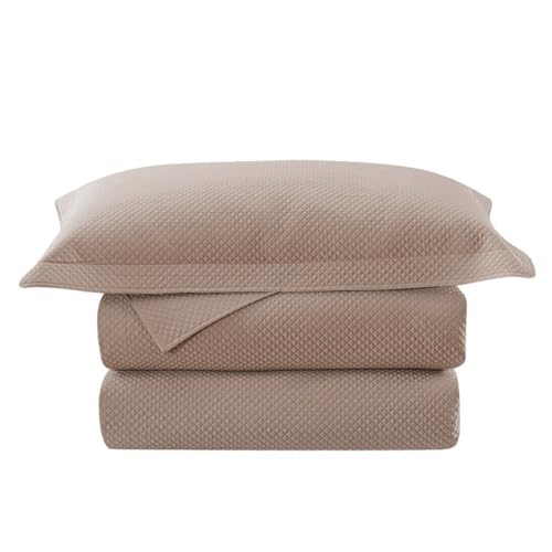 Amazon.com.br: Camesa Colcha Neo Diamonds Queen 3 peças 240x260cm - Bege