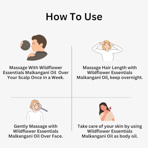 Image of Malkangani Oil (Jyotishmati) Pure & Natural Cold Pressed Carrier Oil (Celastrus paniculatus) For Hair, Skin, Body, Face 30ml