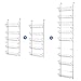 Over the Door Pantry Organizer - 9-Tier Organizer for Bathroom, Closet, or Kitchen Storage - Pantry Organizers and Storage by Home-Complete (White)