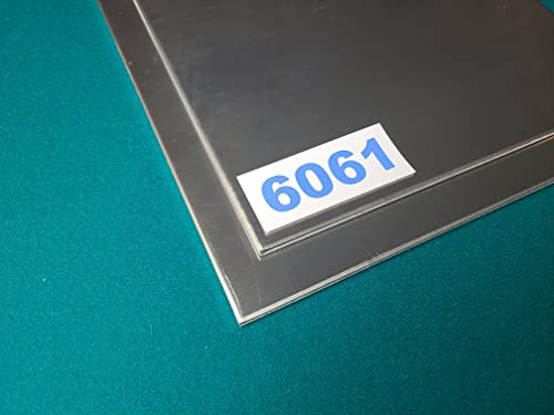 2 Pack.125 6061 T6 Aluminum Sheet Metal Plate. 12" X 12" Polished To A #4 Brush Sanded Finish. Aluminum Sheet That Is Good For Welding. #TOP23