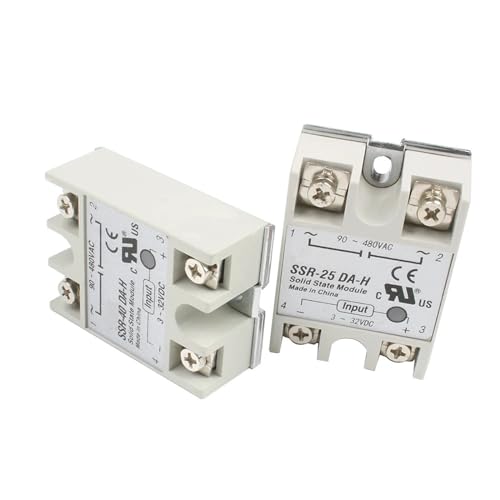 Relais à semi-conducteurs SSR-25DA-H DC-AC 25A pour contrôle industriel
