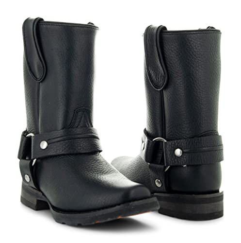 Soto Boots Kid's Square Toe Boots, Geniune Leather Kid's Cowboy Boots, Toddler Western Boots, K4005 (,)