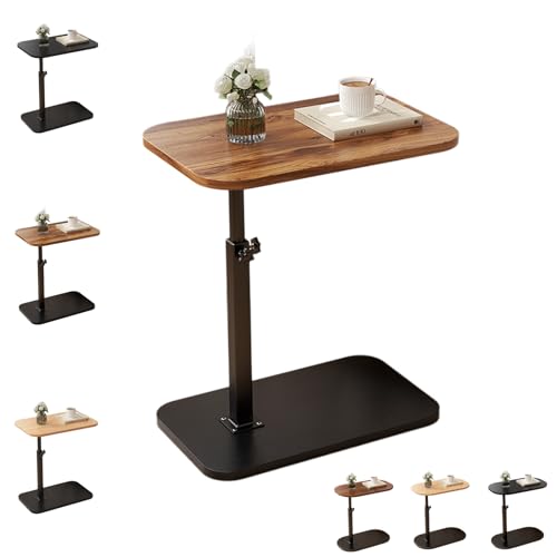 サイドテーブル 昇降式 ソファーテーブル 高さ調節 小さい 昇降式テーブル ベッドテーブル ベッドデスク おしゃれ サイドベッド テーブル スリム デスク ソファサイド 丸 ベッド用テーブル 可愛い デスクサイドラック 小さめ 昇降テーブル 小型 ミニ パ