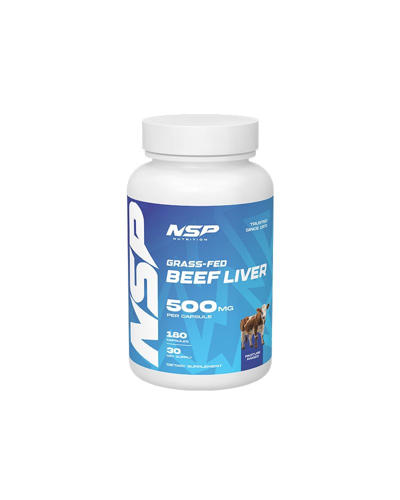 Grass-Fed Beef Liver Capsules (180 Capsules)