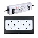 A8Pro II Blue 240W Full Spectrum Aquarium Light with Meanwell Driver, WiFi App Controll, with CREE LED Beads & Hemispherical Lens, 8-Channel, Ultra-Wide Coverage High PAR, for LPS/SPS Coral Reef Tank